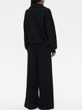 Autumn New Collar High-Waisted Trousers Loose-Fitting Suit 2025 Sports Two Sets Of Women 68HZ