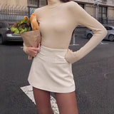 Slide Velvet Skirt Autumn And Winter New High-Waisted Hip Skirt 2025 New Women's Babes Half Skirt 68HZ