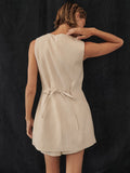 2025 Fashion Commute Simple Ragged Sleeveless T-Shirt Shorts Set Summer New Comfort Temperament Women's Dress 68HZ