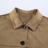 2025 New Product Warm Design Sense Of The Short Temperament Of The Small Cape Autumn Coat Woman 68HZ