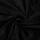 2025 Sexy Black Lace Temperament Dress With Sexy V-Neck Loose-Back Women's Dress 68HZ