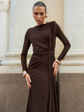 Autumn Design French Dress Dress Dress Female Texture To Feel Skinny Evening Dress 68HZ