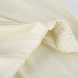 Design With A Sense Of The Back Hollow Dress Autumn Round Collar Long Sleeves Gentle Simple Fashion Hip Dress 68HZ