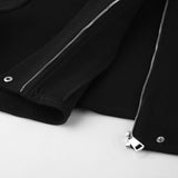 2025 Autumn Fashion Trend Casual Scimitum Collar Zipper Short Hair Coat Woman 68HZ
