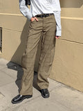 2026 Spring New Small Design Lattice Scissors Women's Casual Loose Thin Casual Trousers 68HZ