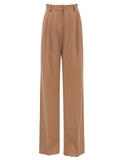 Autumn 2025 New Leisurely Thin Pants Suit Pants Women Commuting High-Waisted Trousers Loose 68HZ