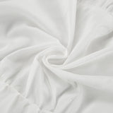 French Chiffon White High Waist A Folding Casual Skirt 2025 Autumn Fashion New Short Skirt 68HZ