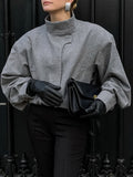 Autumn And Winter New Small Collar Temperament Short Loose Wool Coat 2025 Fashion Lazy Women's Clothing 68HZ