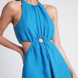 2025 Summer New Vest Shorts Cotton Hanging Neck Jumpsuit Design Feel Waist Jumpsuit 68HZ