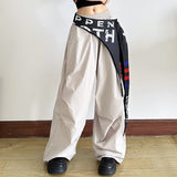 Women's Clothing WISH Summer New Street Fashion Hop Letter Print Loose Waist Cover Girl 68HZ
