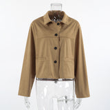 2025 New Product Warm Design Sense Of The Short Temperament Of The Small Cape Autumn Coat Woman 68HZ
