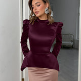 Pink Collar Plus Velvet Tuff Loose Long-Sleeved Trousers Set 2025 Autumn And Winter Fashion New Two-Set Women 68HZ