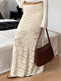 Apricot Perspective Of The Colorful Silk Silk Dress 2025 Autumn And Winter Fashion New Long Dress 68HZ