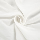 2025 New Cotton-Song White Lantern Sleeve V-Neck Top Shorts Set Summer Women's Two-Set 68HZ