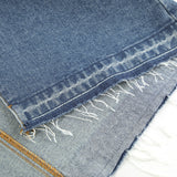 2025 Summer Commute High-Rise Thin Open Fork Blue Denim Skirt Retro Old Bag Hip Half Skirt 68HZ