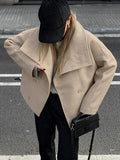 Autumn And Winter New Hairy Collar Loose Casual Coat 2025 Fashion Temperament Coat Women's Clothing 68HZ