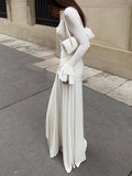 2026 Spring Women's Temperament Dress Design Elegant Sexy Lace Stitching Design 68HZ