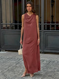 Spring/Summer 2025 New Fashion And Casual Long-Sleeting Dresses High-Simple Lady 68HZ