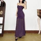 2025 Autumn And Winter New Women's Pure Color Body Street Fashion Word Collar Tset Bra Dress Women 68HZ