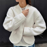 Add Thick Hair To The Coat Women 2025 Autumn And Winter New Famous Wind Coarse Hair And Small Fragrant Wind Top 68HZ