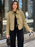 Slide Velvet Small Suit 2025 Autumn New Women's Ins Fashion Jacket Women's 68HZ