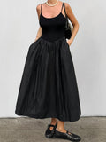 Autumn And Winter New Sling Square A Dress Dress 2025 Fashion Women's Dress 68HZ