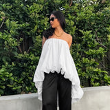2025 Spring And Summer Fashion White Sexy Temperament Feel Shoulder Braid Personality Casual Street Style New Dress Woman 68HZ