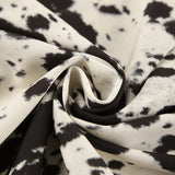 Autumn And Winter Sexy Design Print Slings Round Tie And Ankle Dress Retro Fashion Party Dress Woman 68HZ