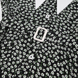 2025 Autumn Fashion Women's Bubble Sleeves Crumb Dress Commuting Short Skirt Long Sleeve A Dress Woman 68HZ