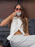 2025 Fashion New With Sleeveless Cotton Vest Loose Comfortable Commuter Top 68HZ