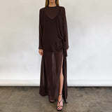 Velvet Collar Long-Sleeved Trousers Loose-Fitting Suit 2025 Autumn And Winter Fashion New Two-Piece Set 68HZ