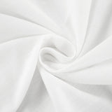 Spring 2025 New Cotton Straight Collar Lantern Sleeve Fashion Lotus Leaf Side White Dress With Short Skirt 68HZ